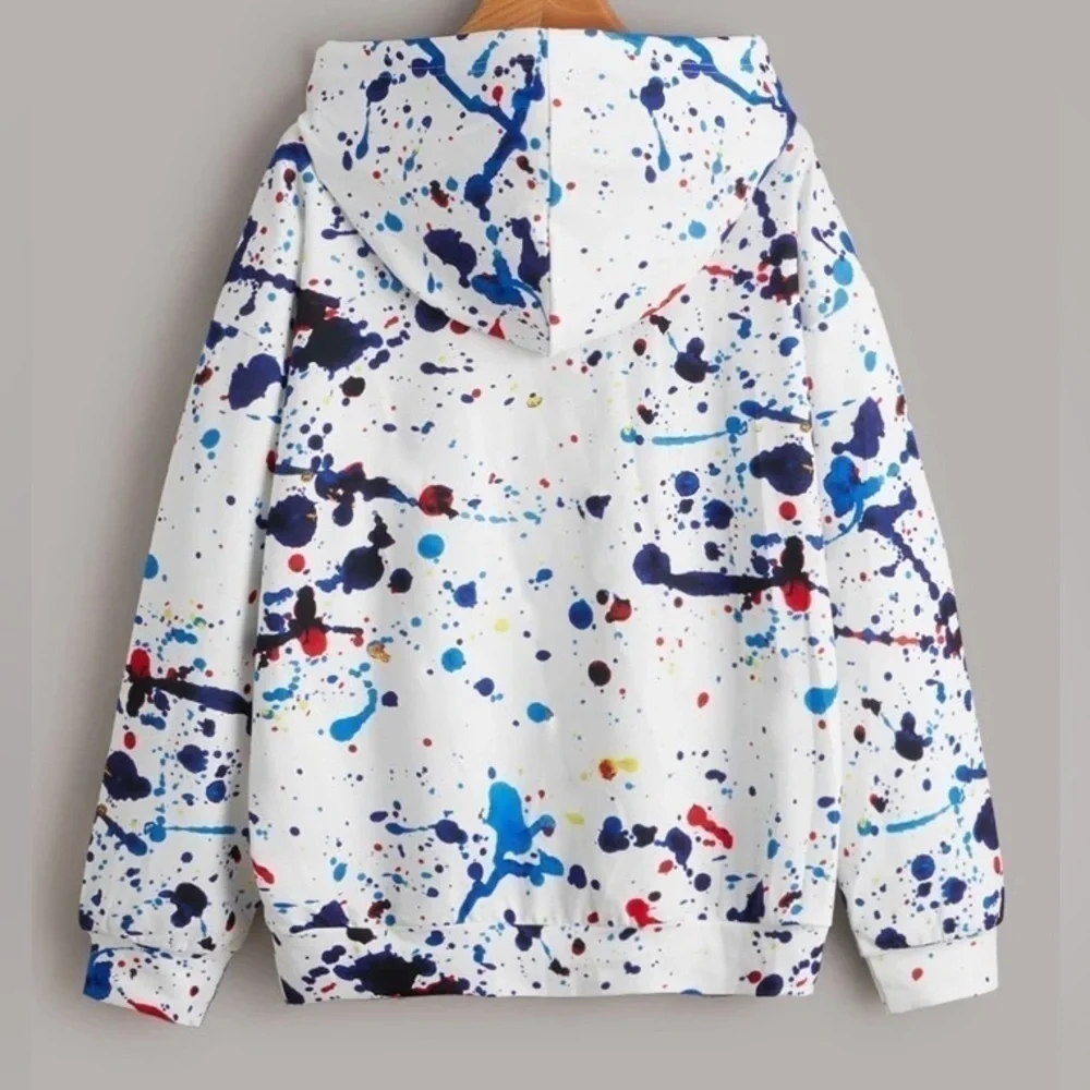ink splash hoodie size XS